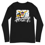 Heritage - Virgin Islands Unisex Long Sleeve Tee - Trini Jungle Juice Store