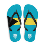 Island Flag - Bahamas Flip Flops - Trini Jungle Juice Store