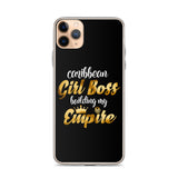 Caribbean Rich - Girl Boss iPhone Case - Trini Jungle Juice Store
