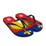 Island Flag - Guadeloupe Flip Flops - Trini Jungle Juice Store