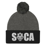 Choose LOVE and SOCA - Soca Pom-Pom Beanie - Trini Jungle Juice Store