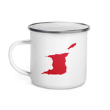 LOCAL - Trinidad and Tobago Enamel Mug (12 oz) - Trini Jungle Juice Store
