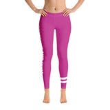 Choose LOVE and SOCA - Women's Leggings (Pink) - Trini Jungle Juice Store