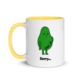 Island Life - Can't Be Arsed Avocado Mug (Yellow Color Inside) - Trini Jungle Juice Store