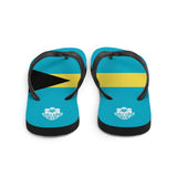 Island Flag - Bahamas Flip Flops - Trini Jungle Juice Store