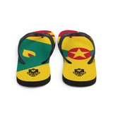 Island Flag - Grenada Flip Flops - Trini Jungle Juice Store