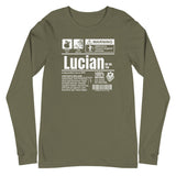 A Product of St. Lucia - Lucian Unisex Long Sleeve Tee (White Print) - Trini Jungle Juice Store
