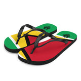 Island Flag - Guyana Flip Flops - Trini Jungle Juice Store