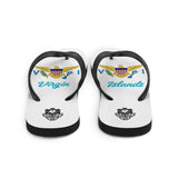 Island Flag - Virgin Islands Flip Flops - Trini Jungle Juice Store