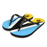 Island Flag - St. Lucia Flip Flops - Trini Jungle Juice Store