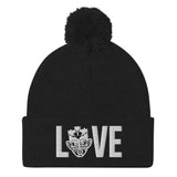 Choose LOVE and SOCA - Love Pom-Pom Beanie - Trini Jungle Juice Store