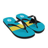 Island Flag - Bahamas Flip Flops - Trini Jungle Juice Store