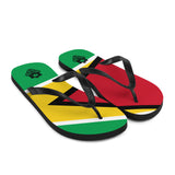 Island Flag - Guyana Flip Flops - Trini Jungle Juice Store