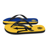 Island Flag - Barbados Flip Flops - Trini Jungle Juice Store
