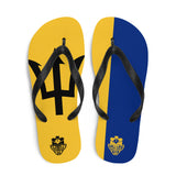 Island Flag - Barbados Flip Flops - Trini Jungle Juice Store