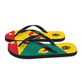 Island Flag - Grenada Flip Flops - Trini Jungle Juice Store
