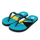 Island Flag - Bahamas Flip Flops - Trini Jungle Juice Store