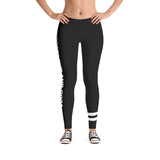 Choose LOVE and SOCA - Women's Leggings (Black) - Trini Jungle Juice Store