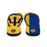 Island Flag - Barbados Flip Flops - Trini Jungle Juice Store