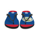 Island Flag - Belize Flip Flops - Trini Jungle Juice Store