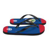 Island Flag - Belize Flip Flops - Trini Jungle Juice Store