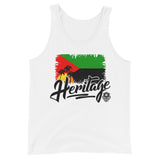 Heritage - Martinique Unisex Tank Top (White) - Trini Jungle Juice Store