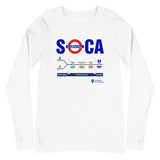 Trini Jungle Juice Transit - Soca Underground "GET THRU" Unisex Long Sleeve Tee