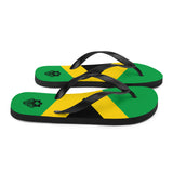 Island Flag - Jamaica Flip Flops - Trini Jungle Juice Store