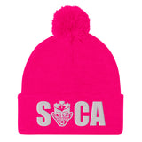 Choose LOVE and SOCA - Soca Pom-Pom Beanie - Trini Jungle Juice Store