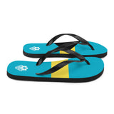 Island Flag - Bahamas Flip Flops - Trini Jungle Juice Store