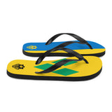 Island Flag - St. Vincent and The Grenadines Flip Flops - Trini Jungle Juice Store