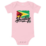 Heritage - Guyana Baby One Piece - Trini Jungle Juice Store