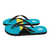 Island Flag - Bahamas Flip Flops - Trini Jungle Juice Store