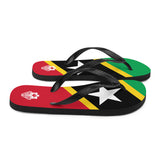 Island Flag - St. Kitts and Nevis Flip Flops - Trini Jungle Juice Store