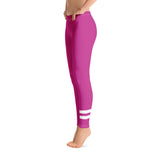 Choose LOVE and SOCA - Women's Leggings (Pink) - Trini Jungle Juice Store
