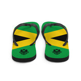 Island Flag - Jamaica Flip Flops - Trini Jungle Juice Store