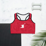 LOCAL - Soutien-gorge de sport pour femmes de Trinité-et-Tobago (rouge)