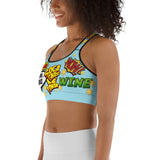Soca Gives Me Power - Soutien-gorge de sport pour femme (Bleu)