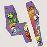 Soca Gives Me Power - Leggings de yoga pour femmes (violet)