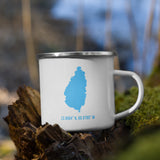 LOCAL - St. Lucia Enamel Mug (12 oz)