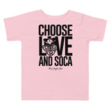 Choose LOVE and SOCA - Toddler T-Shirt - Trini Jungle Juice Store