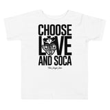 Choose LOVE and SOCA - Toddler T-Shirt - Trini Jungle Juice Store