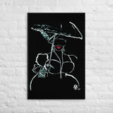 Traditional Mas Characters - Dame Lorraine Canvas Print