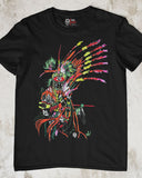 Personnages traditionnels du Mas - T-shirt unisexe indien fantaisie / indien rouge