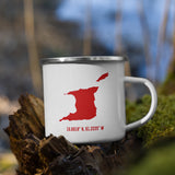 LOCAL - Trinidad and Tobago Enamel Mug w/ Coordinates (12 oz)