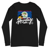Heritage - Tee-shirt à manches longues unisexe Belize