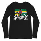 Heritage - Dominica Unisex Long Sleeve Tee - Trini Jungle Juice Store