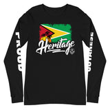 Heritage - Guyana "PROUD GUYANESE" Unisex Long Sleeve Tee - Trini Jungle Juice Store