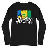 Heritage - St. Vincent and The Grenadines Unisex Long Sleeve Tee - Trini Jungle Juice Store