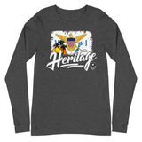 Heritage - Tee-shirt unisexe à manches longues des Îles Vierges